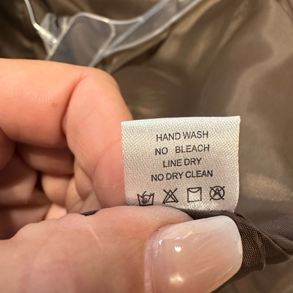 ERIN by Erin London Blazer Jacket PM Metallic Bronze Croc Textured Petite Medium - Picture 9 of 10